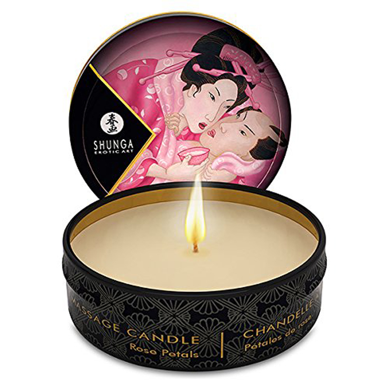 Shunga Massage Candle Rose Petals - vergleichen und g&uuml;nstig kaufen