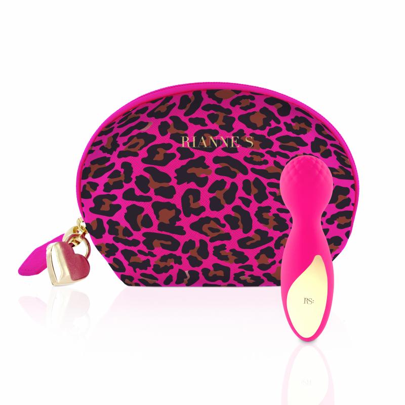 Rianne S Essentials Lovely Leopard: Mini-Wandvibrator, pink - vergleichen und günstig kaufen