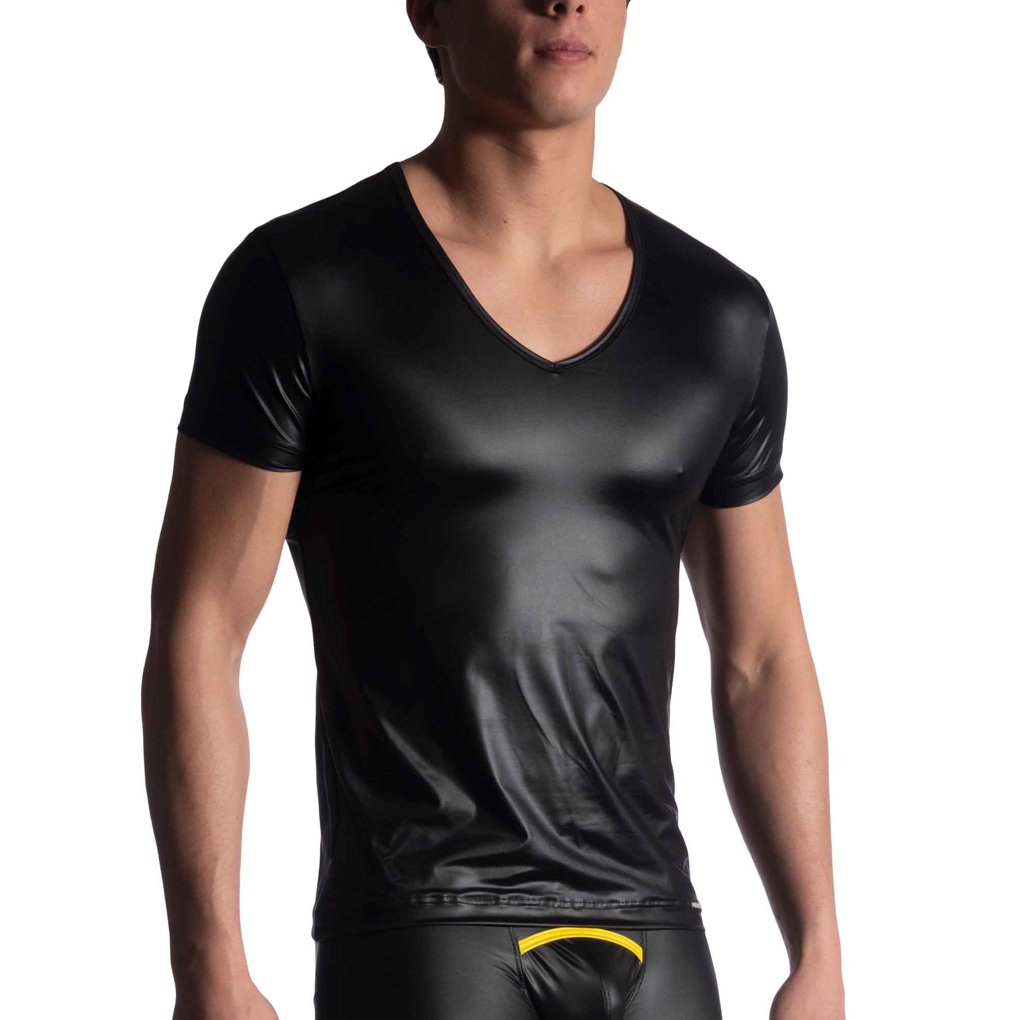 MANSTORE M816: V-Neck-Shirt, schwarz - vergleichen und g&uuml;nstig kaufen