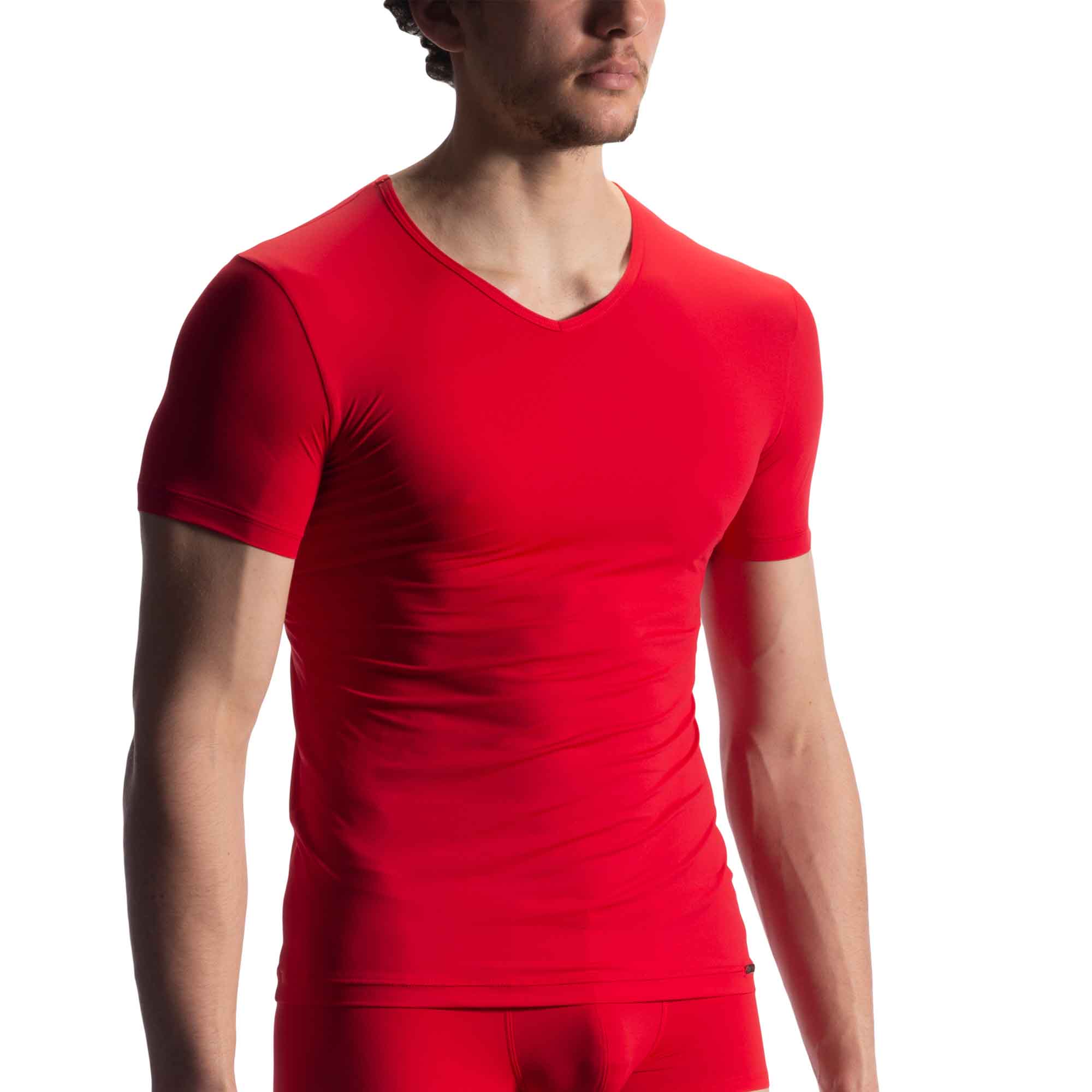 Olaf Benz RED1903: V-Neck-Shirt, rot - vergleichen und g&uuml;nstig kaufen
