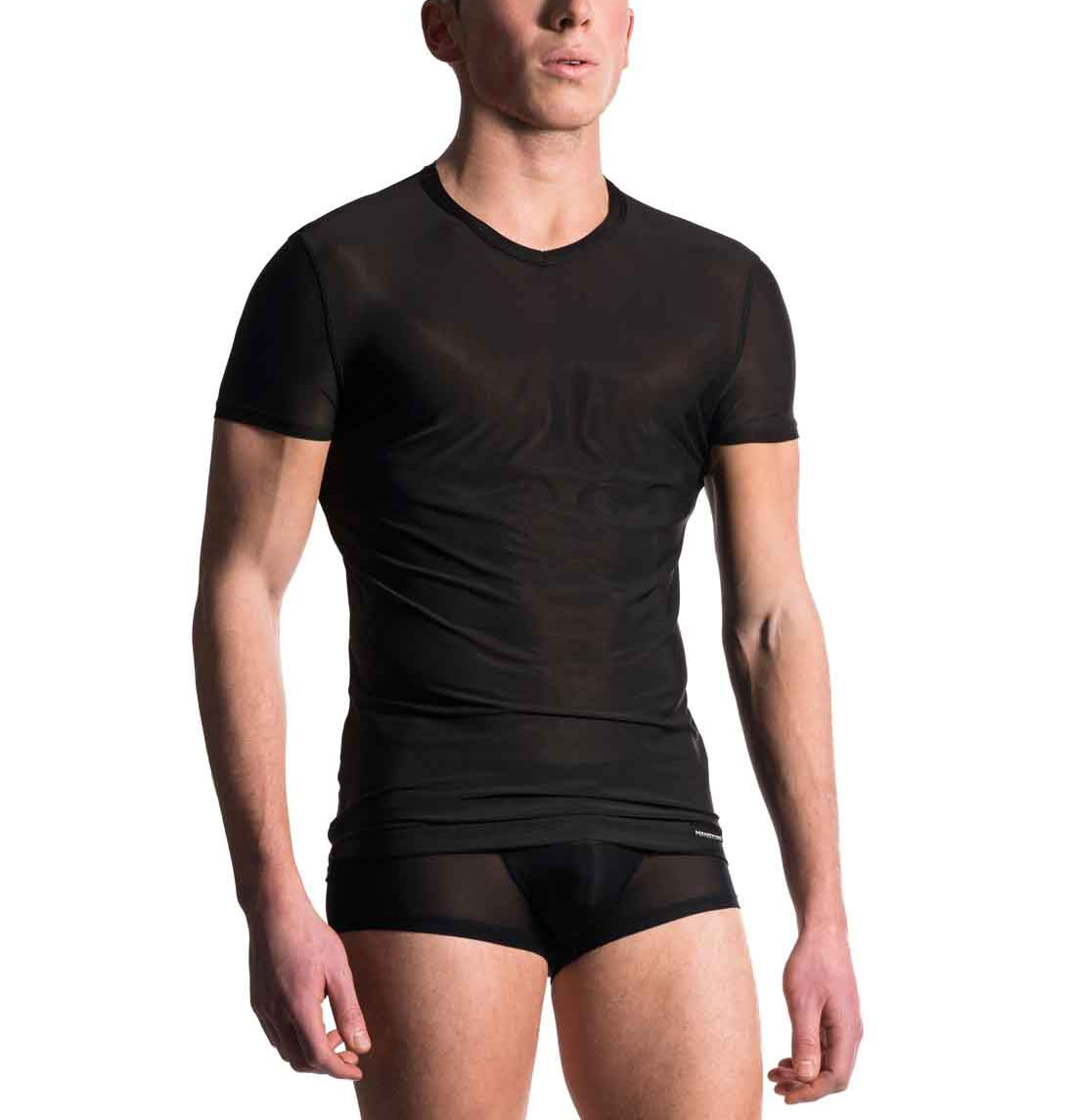 MANSTORE M101: V-Neck-Shirt, schwarz - vergleichen und g&uuml;nstig kaufen