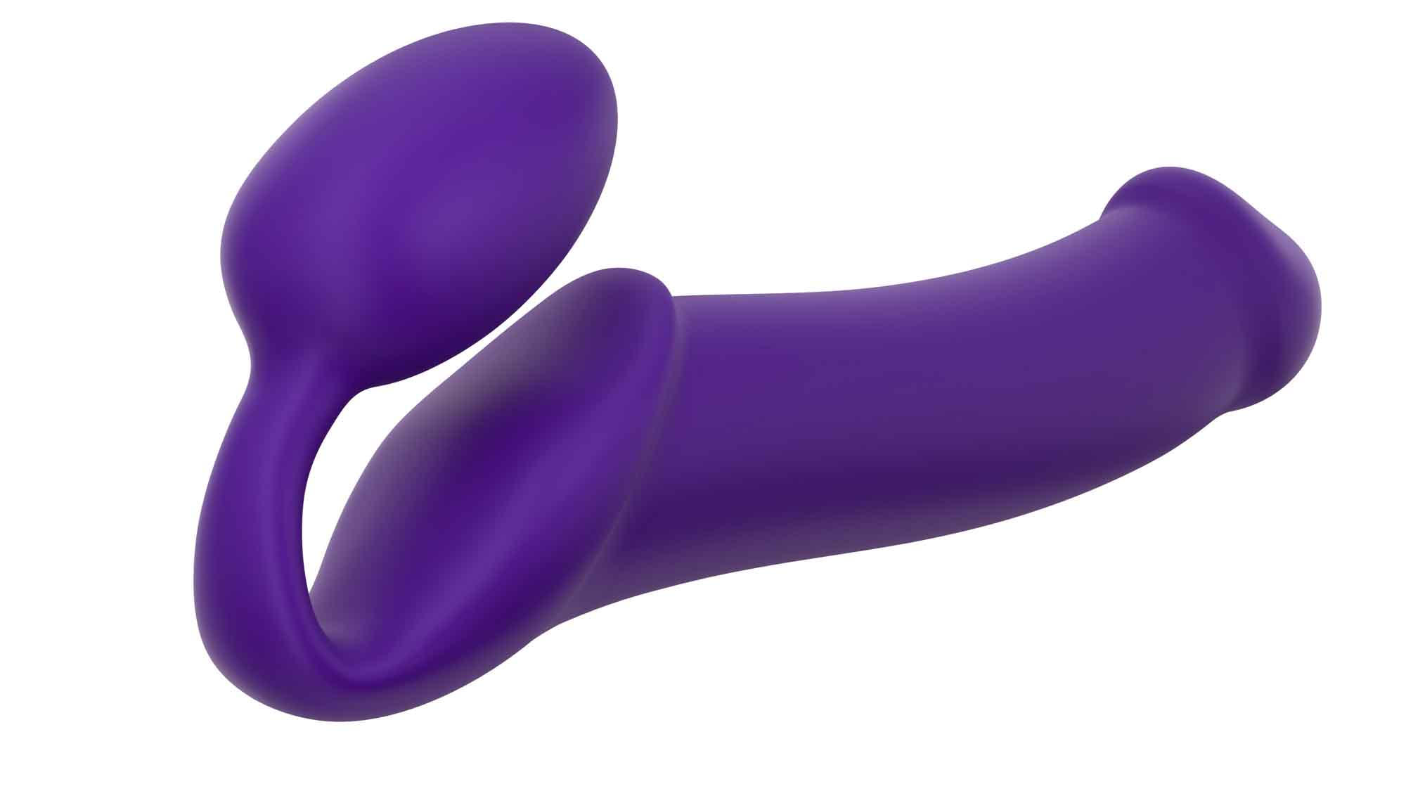 Strap-On-Me Bendable: Strap-On-Dildo, lila - vergleichen und g&uuml;nstig kaufen