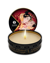 Shunga Massage Candle Strawberry