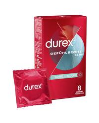 Durex 8 GefÃ¼hlsecht Slim Kondome 52,5 mm 