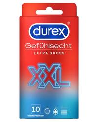 Durex GefÃ¼hlsecht Extra GroÃ XXL (10 Kondome)