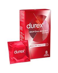Durex 8 GefÃ¼hlsecht Ultra Kondome 52 mm 