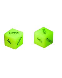 ?Glow in the Dark Love Dice?, 2Stück
