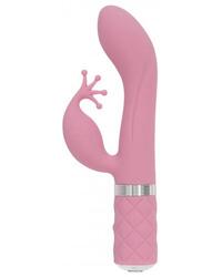 Rabbitvibrator „Kinky“ mit G-Punkt-Spitze und Swarovski®-Kristall