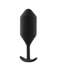 B-Vibe Snug Plug 4: Analplug, schwarz