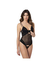 Stringbody mit Geheimfächern schwarz