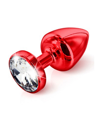 Diogol Butt Plug Round: Analplug (25mm), rot