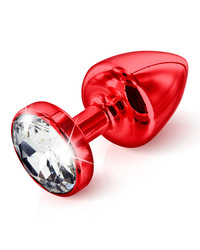 Diogol Butt Plug Round: Analplug (35mm), rot