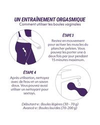 Rianne S Pussy Playballs: Liebeskugeln und Toybag, lila/pink