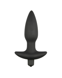 Schwarzer vibrierender Buttplug