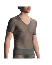 Olaf Benz RED1906: V-Neck-Shirt, olive