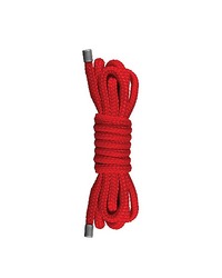 Ouch! Japanese Mini Rope: Bondageseil, rot (1,5m)