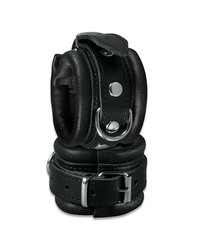 XxdreamSToys: Leder-Handfesseln, schwarz