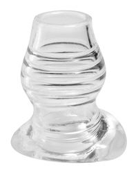 Master Series Cock Dock Full Access Tunnel Plug: Analtunnel, transparent
