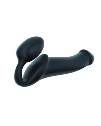 Strap-On-Me Bendable: Strap-On-Dildo, schwarz