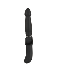 Push it!: Analvibrator mit Stoßfunktion, schwarz
