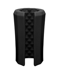 OptiMale TruSkyn Silicone Stroker Beaded: Masturbator, schwarz