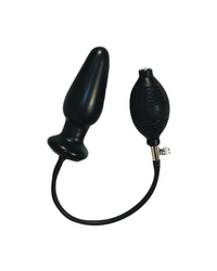 Anal Expert: Latex-Analzapfen, schwarz