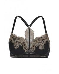 Gel-BH mit Spitze - Schwarz/Gold - vergleichen und günstig kaufen