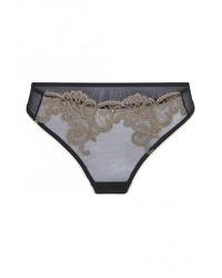 Sinnlicher Tanga mit Spitze - Schwarz/Gold - vergleichen und g&uuml;nstig kaufen