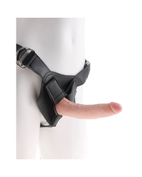 King Cock Strap-On mit Dildo (17,5 cm), haut