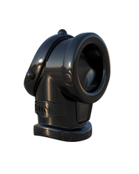 C-Ringz Cock Pipe: Penisring mit Hodenstretcher, schwarz