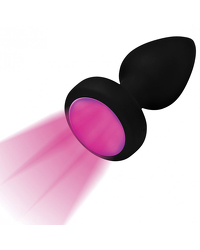 Vibrierender Butt Plug mit LED-Leuchte - Klein - vergleichen und günstig kaufen