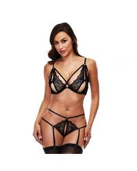 Baci Lingerie 'Strappy Garter Set', 2-tlg.