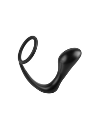 Anal Fantasy Ass-Gasm: Penisring mit Analplug, schwarz