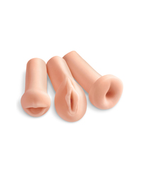 Pipedream 'All 3 Holes', 3 Teile, 12,5 - 14 cm