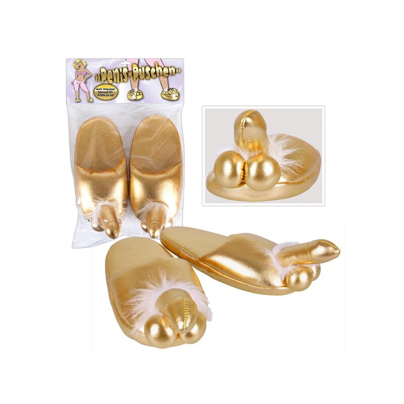 Hausschuhe „Penis-Puschen??, passend von Gr. 37 bis 43 - vergleichen und günstig kaufen