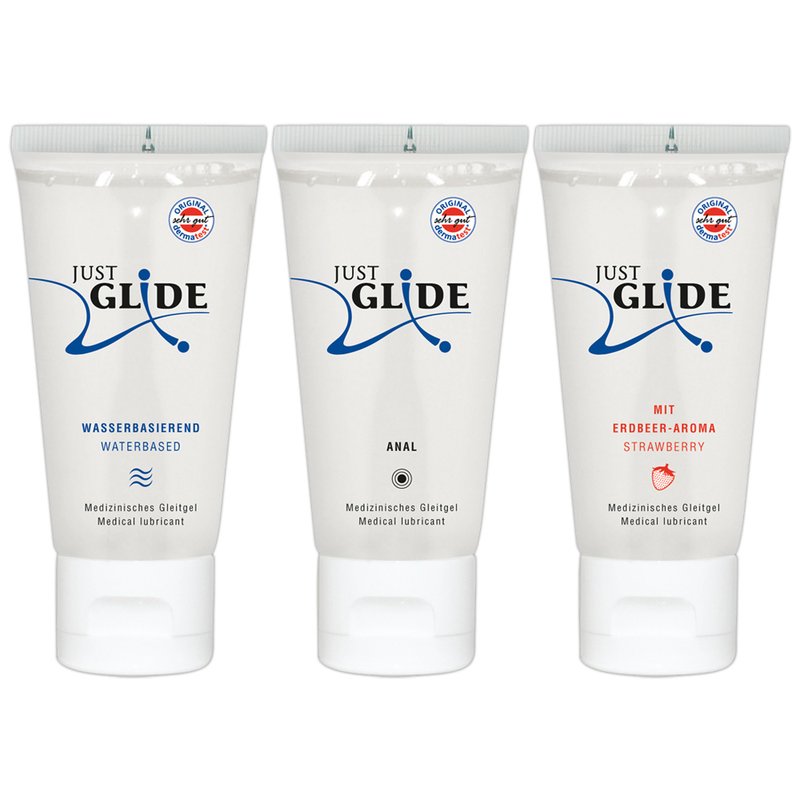 Just Glide Probierset 3x200ml - vergleichen und günstig kaufen Just Glide Probierset 3x200ml - vergleichen und günstig kaufen