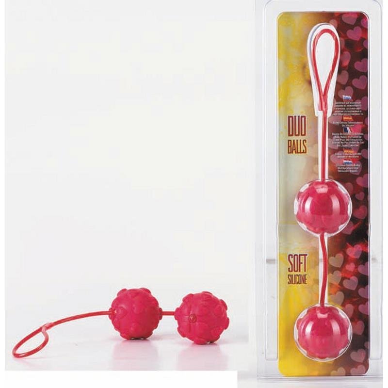 Duo Balls red with hearts - vergleichen und günstig kaufen