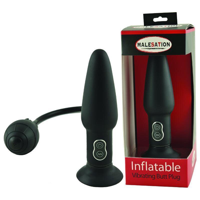 Malesation Inflatable Butt Plug with Vibration: Vibro-Analplug mit Pumpe, sch... - vergleichen und günstig kaufen Malesation Inflatable Butt Plug with Vibration: Vibro-Analplug mit Pumpe, sch... - vergleichen und günstig kaufen
