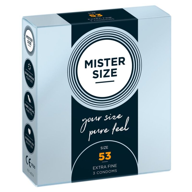 MISTER SIZE 53 - M (3 Kondome) - vergleichen und günstig kaufen MISTER SIZE 53 - M (3 Kondome) - vergleichen und günstig kaufen