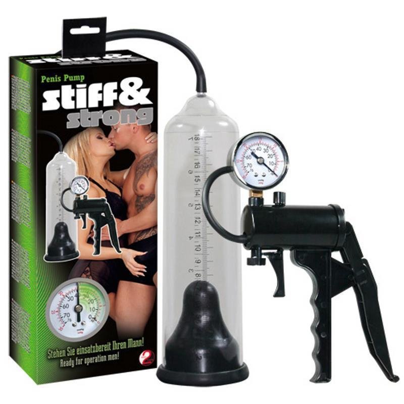 Penispumpe „Stiff and Strong?? mit Messskala - vergleichen und g&uuml;nstig kaufen
