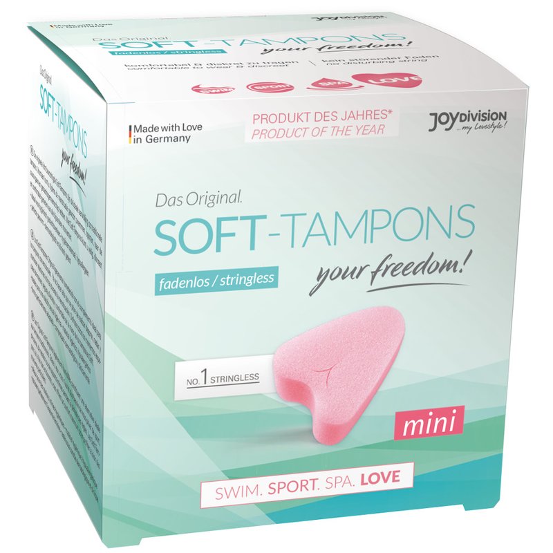 Joydivision Soft Tampons mini 3 Stück, fadenlos - vergleichen und günstig kaufen Joydivision Soft Tampons mini 3 Stück, fadenlos - vergleichen und günstig kaufen