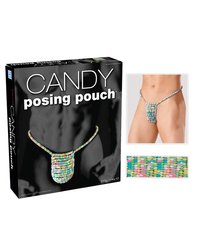 Knabberwäsche „Candy Posing Pouch?? Herrenstring aus Zuckerperlen