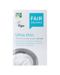 Fair Squared Kondome Ultra Thin 3 vegane Kondome - vergleichen und g&uuml;nstig kaufen