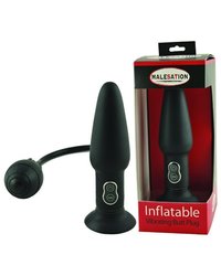 Malesation Inflatable Butt Plug with Vibration: Vibro-Analplug mit Pumpe, sch...
