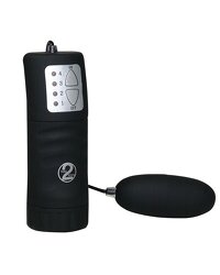 Velvet Black Bullet: Vibro Ei, schwarz