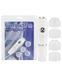 Minivibrator „Compact Pro??, 10 cm, mit 4 Stimulations-Aufsätzen