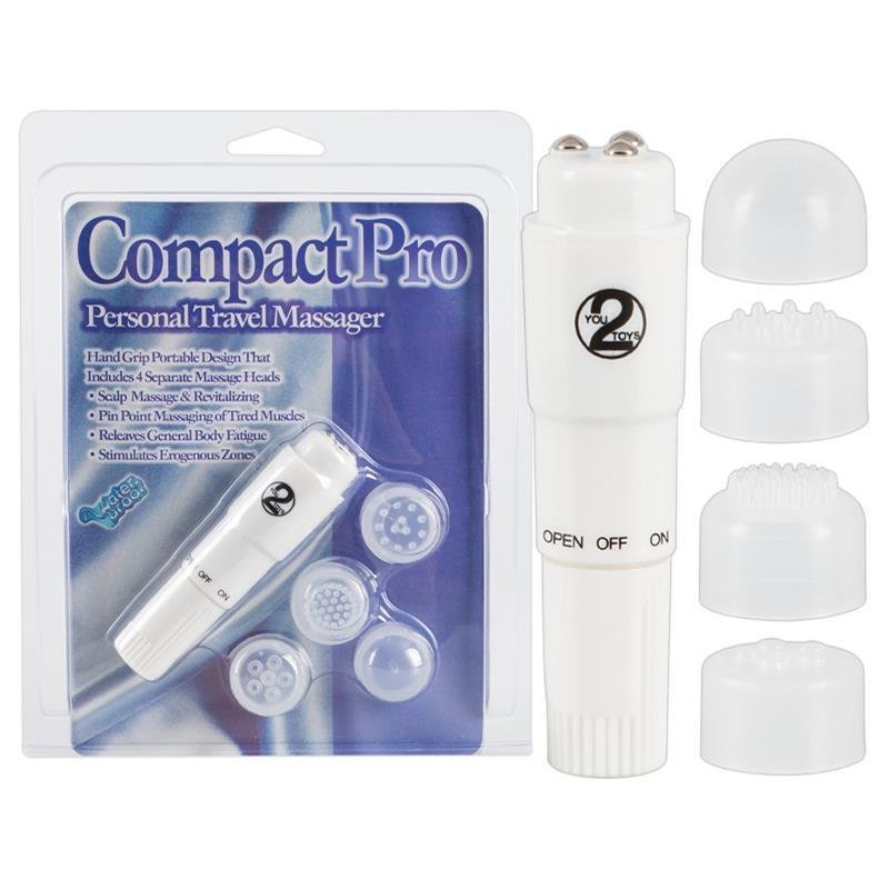 Minivibrator „Compact Pro??, 10 cm, mit 4 Stimulations-Aufsätzen - vergleichen und g&uuml;nstig kaufen