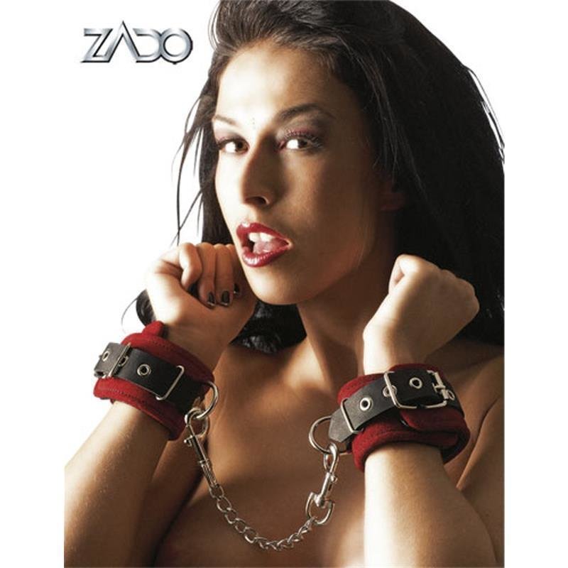 Leder-Handfesseln, rot/schwarz - vergleichen und g&uuml;nstig kaufen