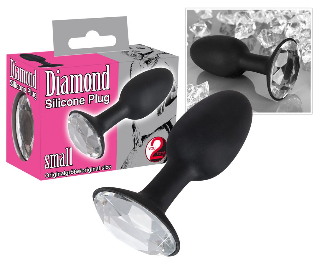 Diamond Silicone Plug Small: Analplug, schwarz - vergleichen und günstig kaufen