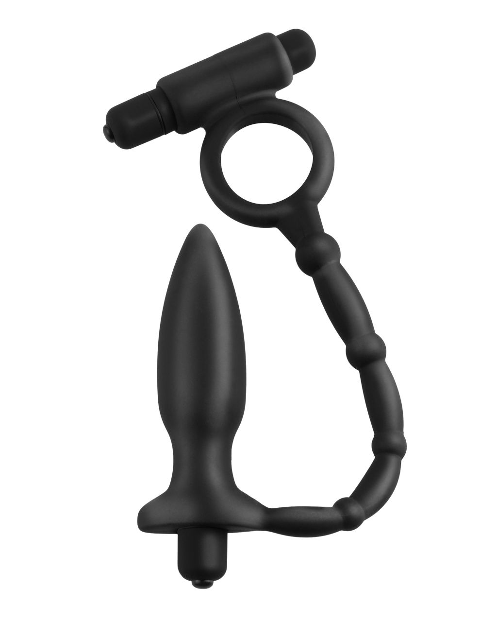 Analplug mit Penisring Vibro 27 x 4 cm - vergleichen und g&uuml;nstig kaufen